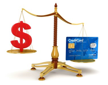 Adalet denge dolar ve kredi kartı ile