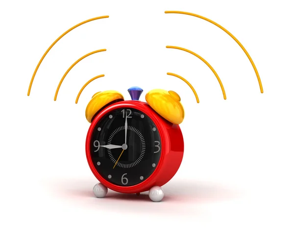 Alarm clock cartoon — Stock Photo, Image