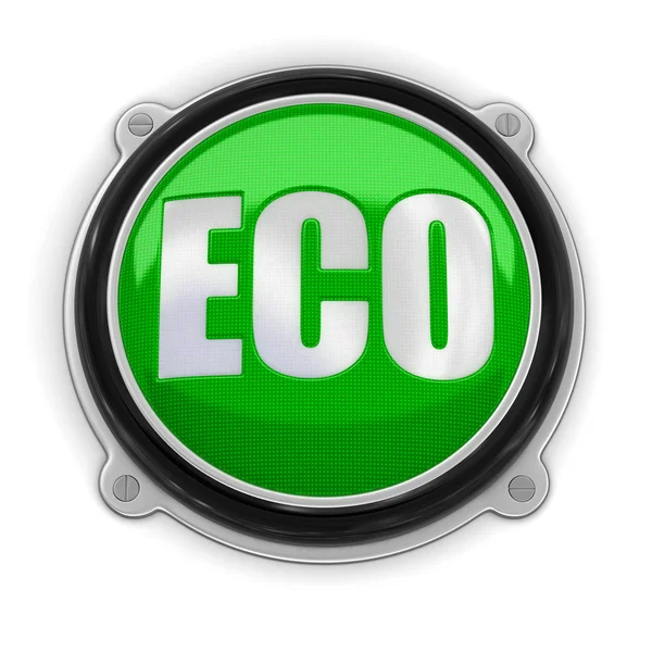 Button ECO — Stock Photo, Image