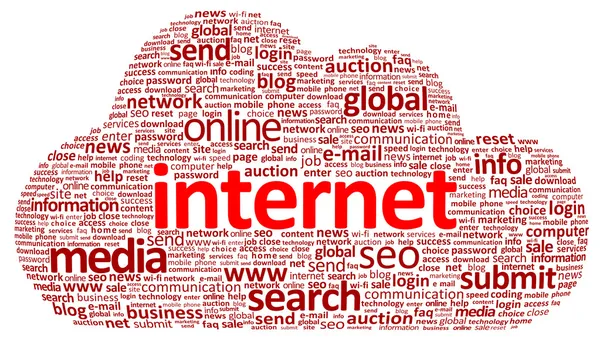 Internet bulut — Stok fotoğraf