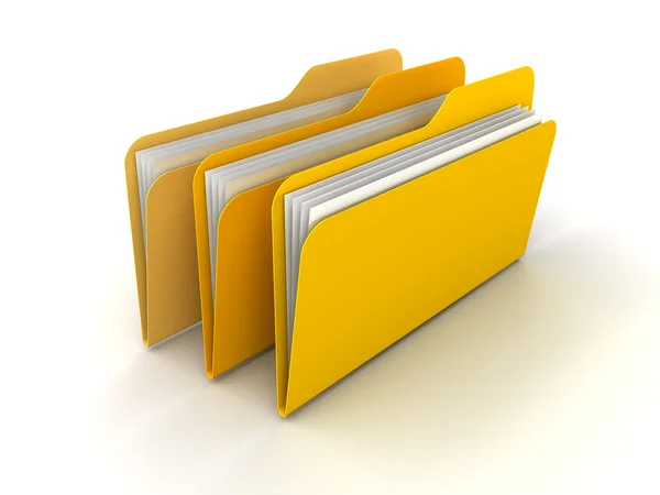 Folders and files — Stock Photo, Image