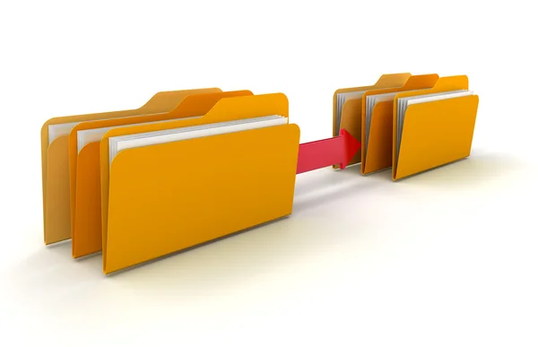 Copy folders and files — Stock Photo, Image