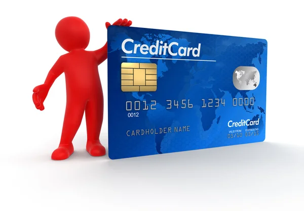 Man with Credit Card — Stock Photo, Image