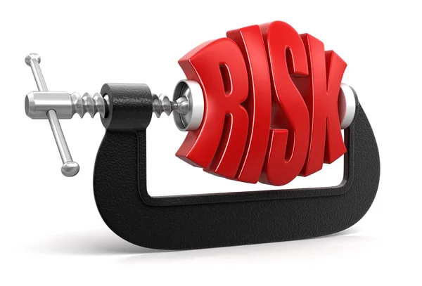 Risk in clamp — Stock Photo, Image