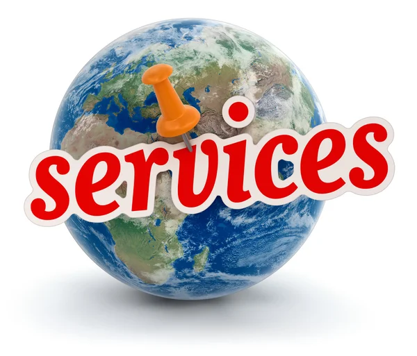 Planet and service — Stock Photo, Image