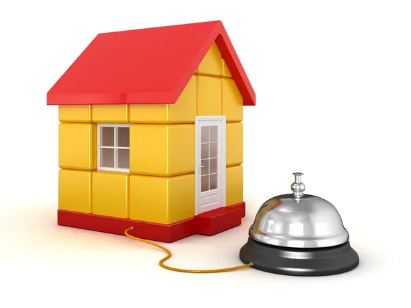 House and service bell — Stock Photo, Image