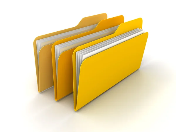 Folders and files Royalty Free Stock Images