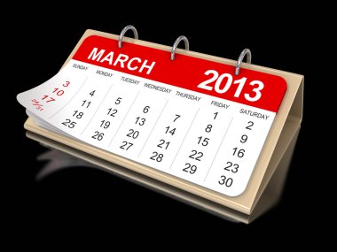 Takvim Mart 2013