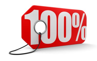 yüzde 100 olan etiket