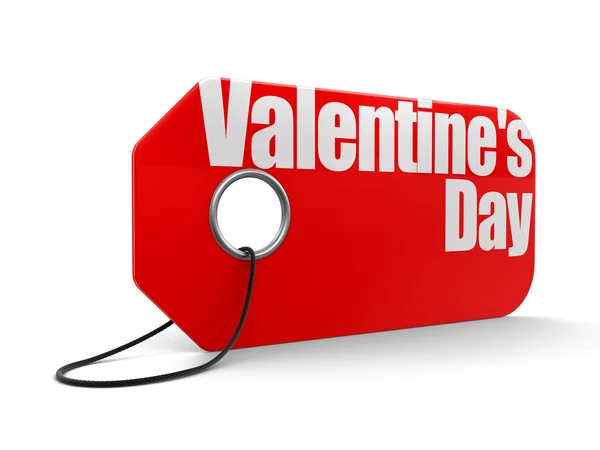 Label with Valentine's Day — Stock Photo, Image