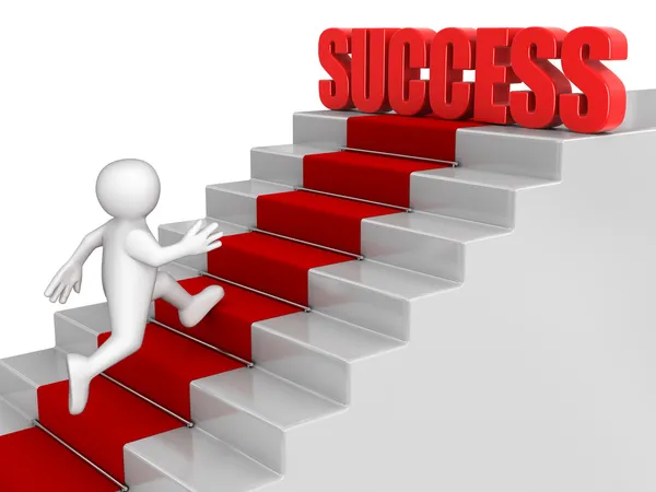 başarıya koşan adam