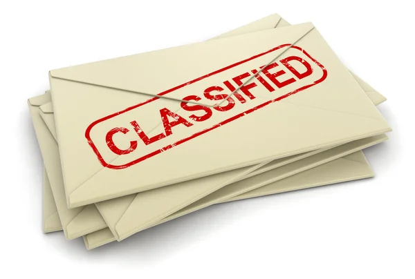 Classified letters — Stock Photo, Image