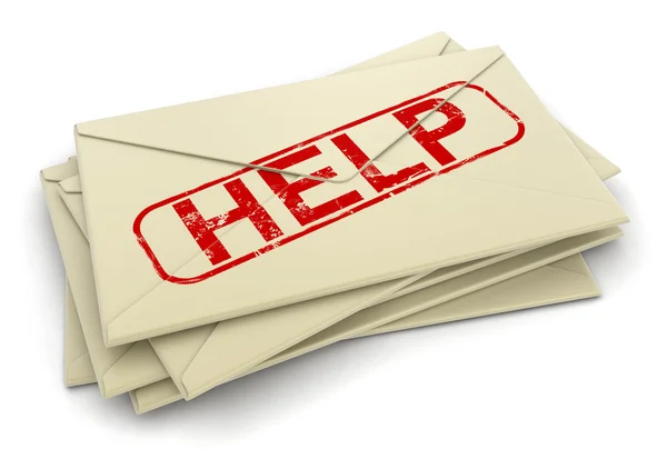 Help letters — Stock Photo, Image
