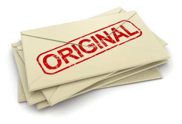 Lettere originali — Foto Stock