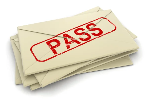Pass letters — Stock Photo, Image