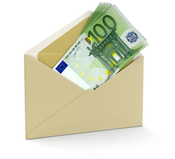 Carta y euro —  Fotos de Stock