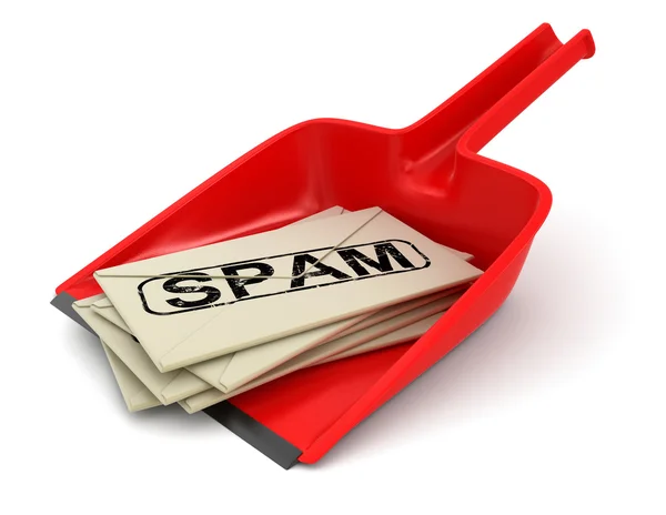 Cartas de correo basura y spam —  Fotos de Stock