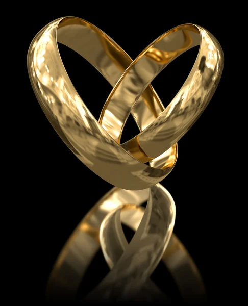 Gold rings — Stock Photo, Image