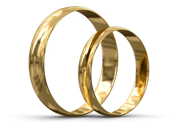 Gouden ringen — Stockfoto