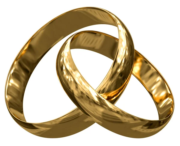 Gold rings — Stock Photo, Image