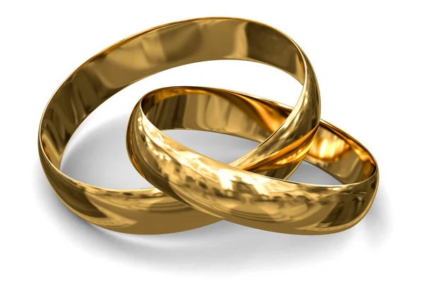 Gold rings — Stock Photo, Image