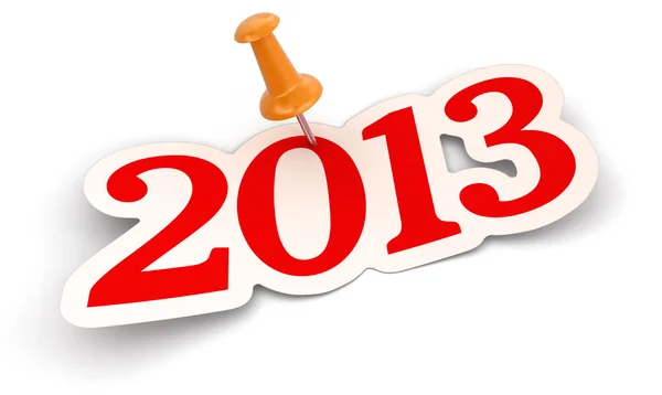 Push pins en 2013 — Stockfoto