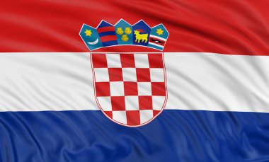 Croatian flag clipart
