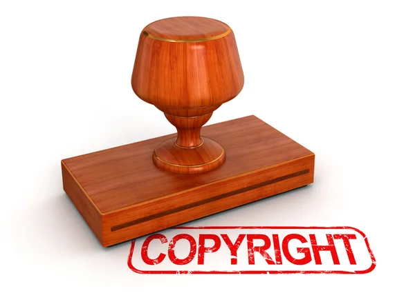 Copyright-stamp — Stock Photo, Image