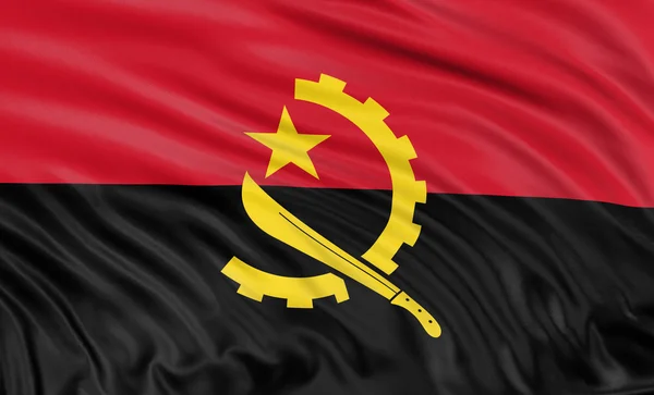 Bandera de Angola —  Fotos de Stock