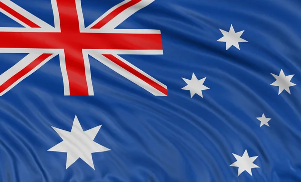 3D Australian flag — Stock Photo, Image