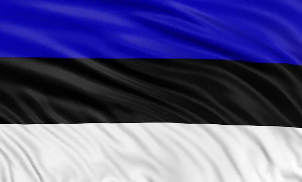 Estniska flaggan — Stockfoto