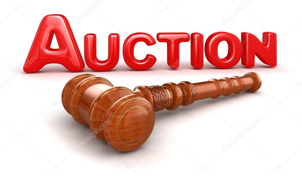 Wooden Mallet and Auction