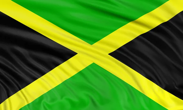 Bandeira da Jamaica — Fotografia de Stock