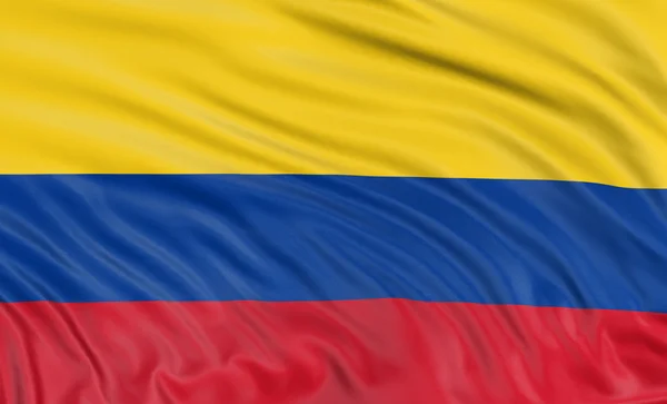 Colombiaanse vlag — Stockfoto