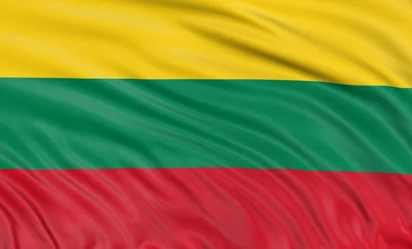 Lithuanian flag — Stock Photo, Image