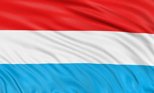 Lucembursko vlajka — Stock fotografie