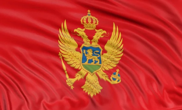 Montenegro flag — Stock Photo, Image