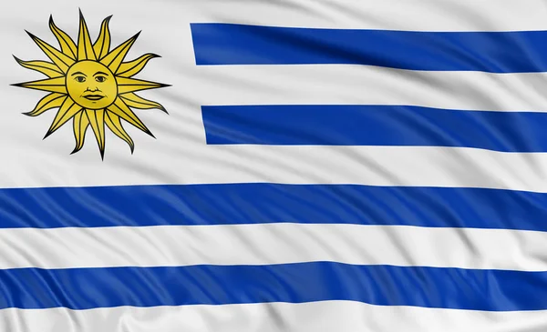 Uruguayan flag — Stock Photo, Image