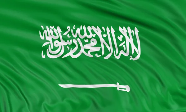 Saudi Arabia flag — Stock Photo, Image