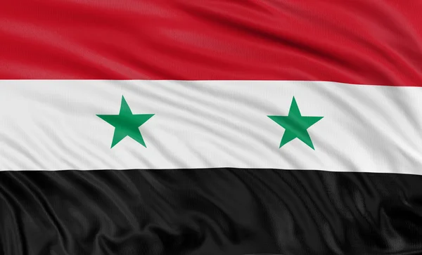 Bandeira síria — Fotografia de Stock