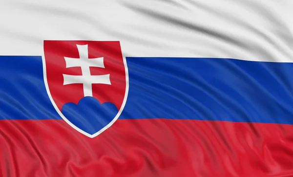 Slovak flag — Stock Photo, Image