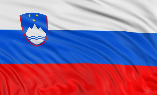 Slovene flag — Stock Photo, Image