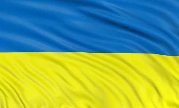 Drapeau ukrainien — Photo