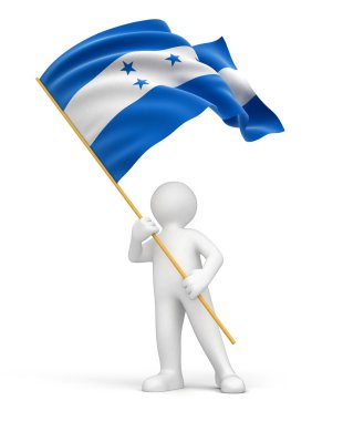 adam ve honduras bayrağı