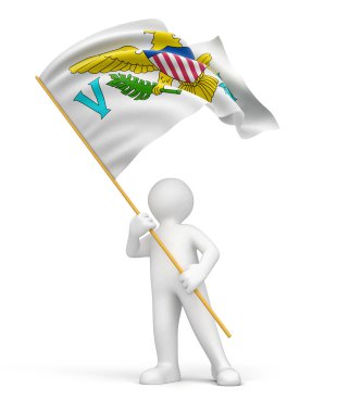 adam ve virgin Adaları bayrağı