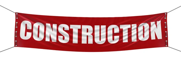 Banner de construção — Fotografia de Stock