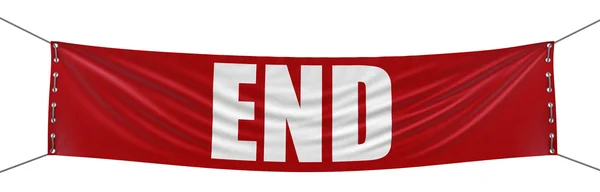 End Banner — Stock Photo, Image