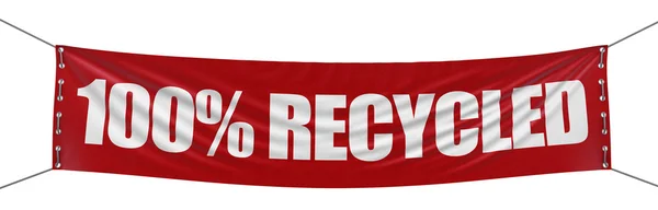100 percent Recycled — Stock Photo, Image