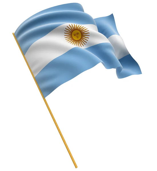 Vlaggen argentinie — Stockfoto