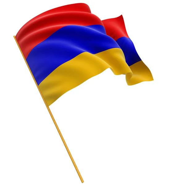Armenien flagga — Stockfoto